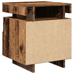 Nattbord Med Led 2 Stk Gammelt Tre 40X39X48,5 Cm