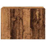 Vegghengt Tv-Benk Gammelt Tre 60X30X41 Cm