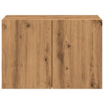 Vegghengt Tv-Benk Artisan Eik 60X30X41 Cm