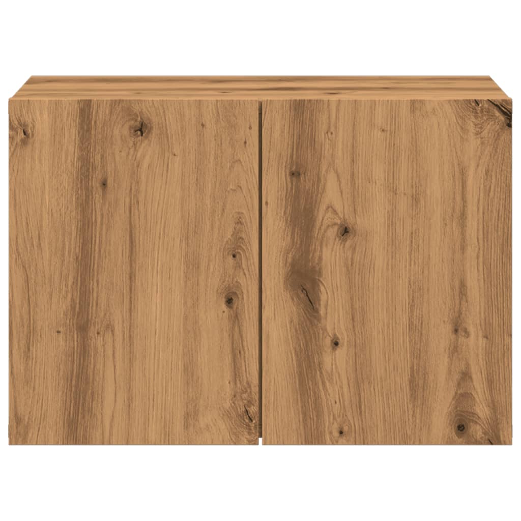 Vegghengt Tv-Benk Artisan Eik 60X30X41 Cm