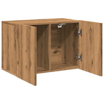 Vegghengt Tv-Benk Artisan Eik 60X30X41 Cm