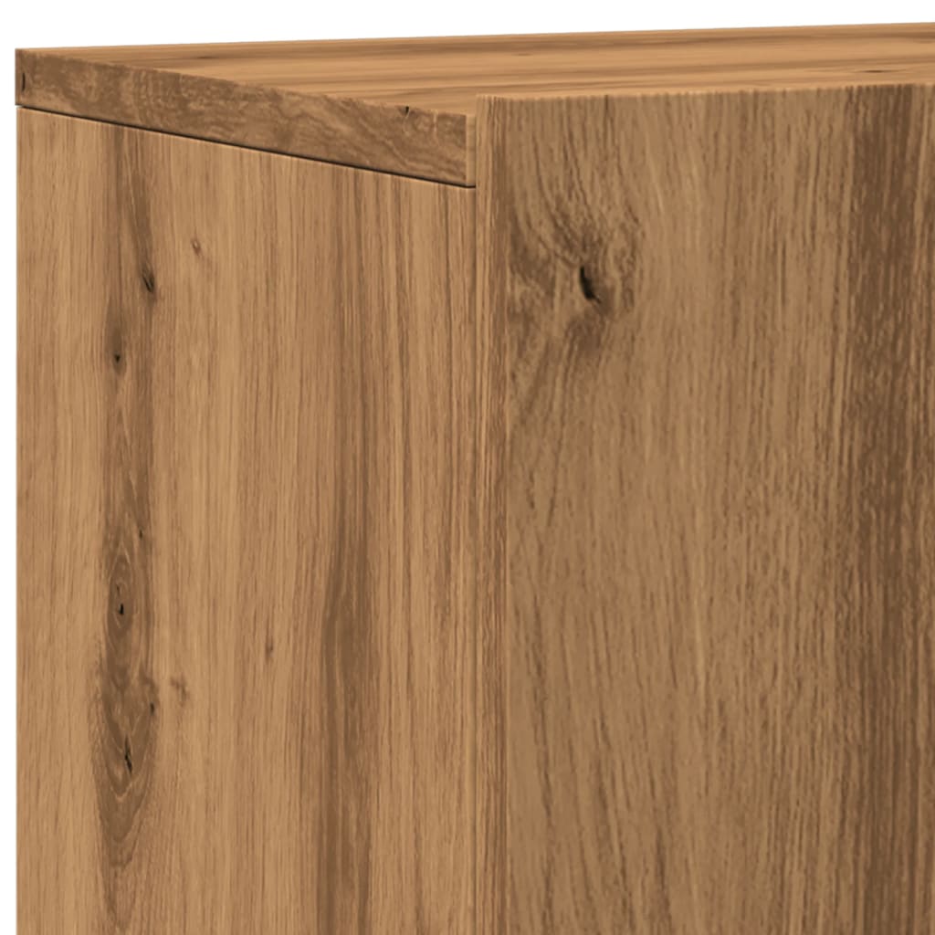 Vegghengt Tv-Benk Artisan Eik 60X30X41 Cm