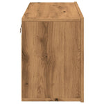 Vegghengt Tv-Benk Artisan Eik 80X30X41 Cm