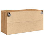 Vegghengt Tv-Benk Artisan Eik 80X30X41 Cm
