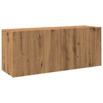 Vegghengt Tv-Benk Artisan Eik 100X30X41 Cm