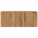 Vegghengt Tv-Benk Artisan Eik 100X30X41 Cm