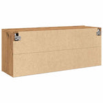 Vegghengt Tv-Benk Artisan Eik 100X30X41 Cm