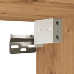 Vegghengt Tv-Benk Med Led Artisan Eik 30X28,5X30 Cm