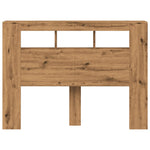 Sengegavl Med Led Artisan Eik 140X18,5X103,5 Cm Konstruert Tre
