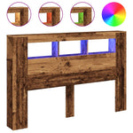 Sengegavl Med Led Gammelt Tre 160X18,5X103,5 Cm Konstruert Tre