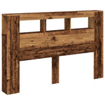 Sengegavl Med Led Gammelt Tre 160X18,5X103,5 Cm Konstruert Tre
