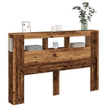 Sengegavl Med Led Gammelt Tre 160X18,5X103,5 Cm Konstruert Tre
