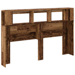 Sengegavl Med Led Gammelt Tre 160X18,5X103,5 Cm Konstruert Tre
