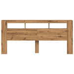 Sengegavl Med Led Artisan Eik 220X18,5X103,5 Cm Konstruert Tre