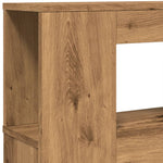 Sengegavl Med Led Artisan Eik 220X18,5X103,5 Cm Konstruert Tre