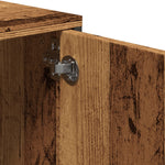 Tv-Benk Med Skuff Gammelt Tre 200X25X44 Cm Konstruert Tre