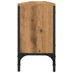 Tv-Benk Med Skuff Artisan Eik 200X25X44 Cm Konstruert Tre