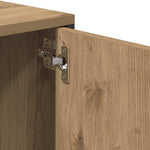 Tv-Benk Med Skuff Artisan Eik 200X25X44 Cm Konstruert Tre