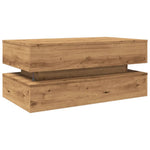 Salongbord Med Led-Lys Artisan Eik 90X50X40 Cm
