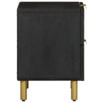 Nattbord Svart 40X33X46 Cm Heltre Mango
