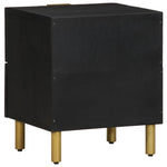 Nattbord Svart 40X33X46 Cm Heltre Mango