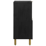 Skjenk Svart 80X33X75 Cm Konstruert Tre