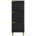 Highboard Svart 40X33X110 Cm Konstruert Tre