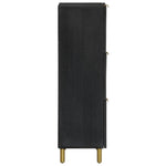 Highboard Svart 40X33X110 Cm Konstruert Tre