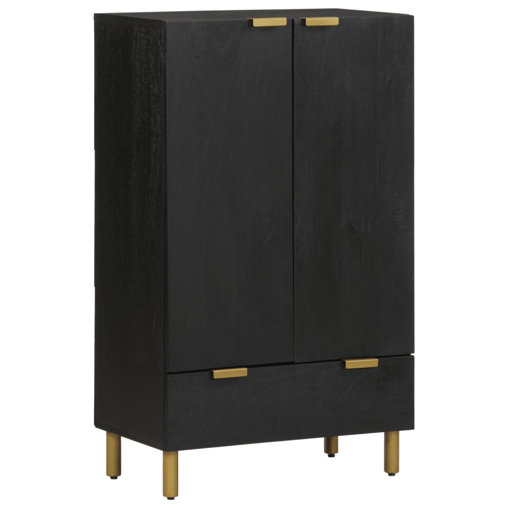 Highboard Svart 60X33X100 Cm Konstruert Tre