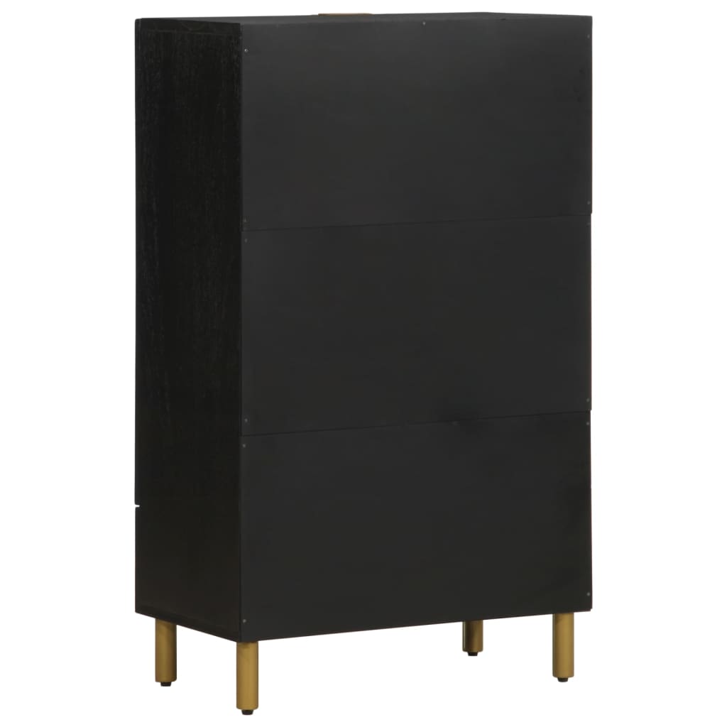Highboard Svart 60X33X100 Cm Konstruert Tre