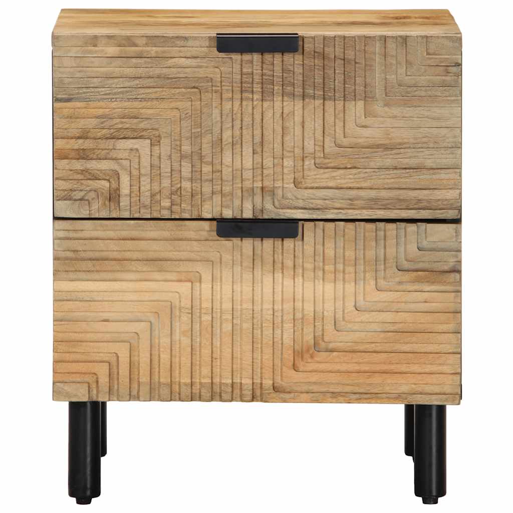 Nattbord Brun 40X33X46 Cm Heltre Mango
