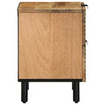 Nattbord Brun 40X33X46 Cm Heltre Mango