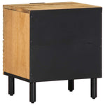 Nattbord Brun 40X33X46 Cm Heltre Mango