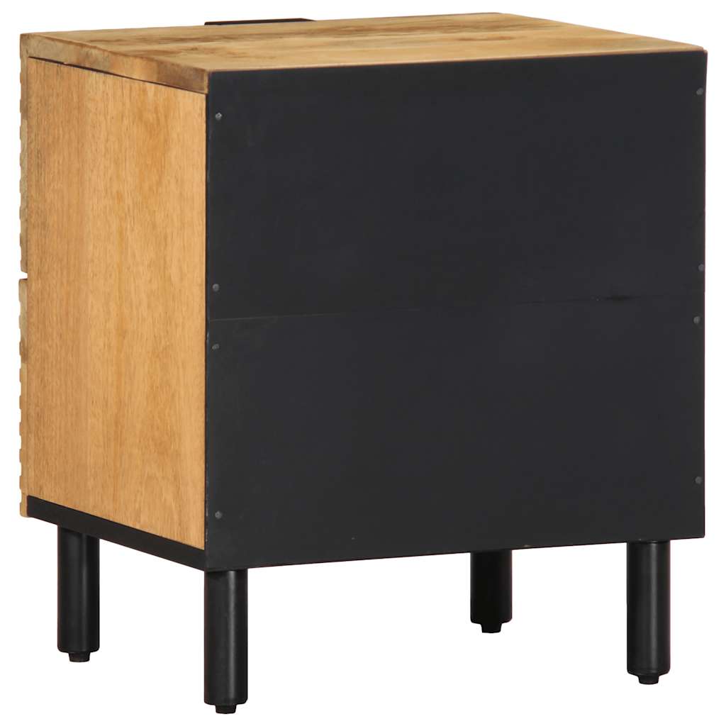 Nattbord Brun 40X33X46 Cm Heltre Mango