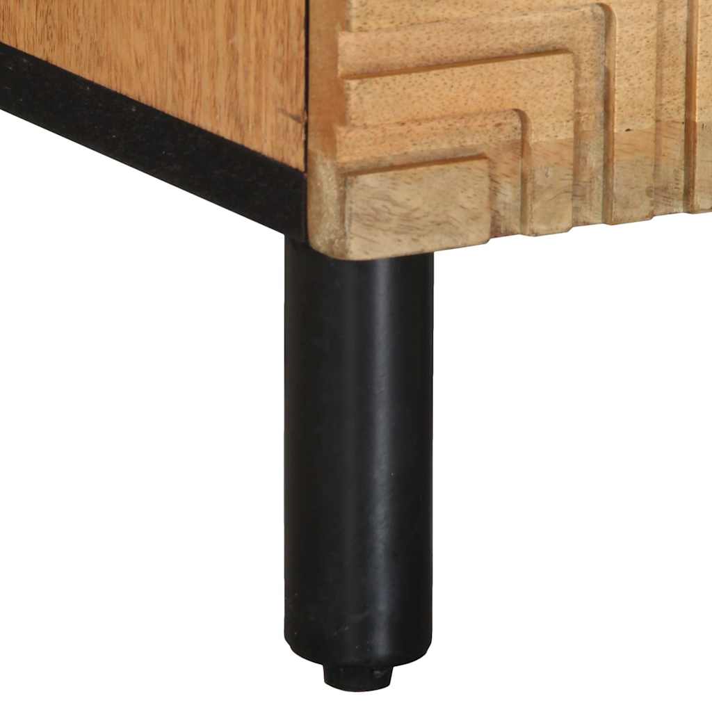 Nattbord Brun 40X33X46 Cm Heltre Mango