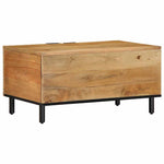 Salongbord Brun 80X50X40 Cm Heltre Furu