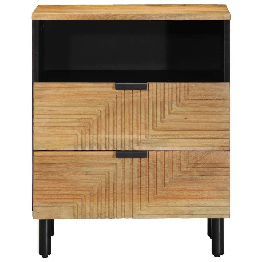 Nattbord Brun 50X33X60 Cm Heltre Mango