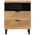 Nattbord Brun 50X33X60 Cm Heltre Mango
