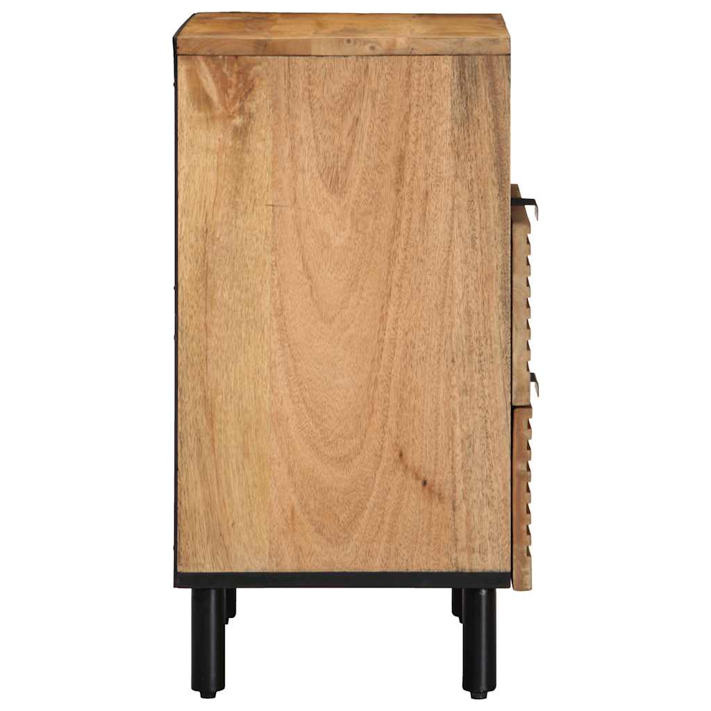 Nattbord Brun 50X33X60 Cm Heltre Mango