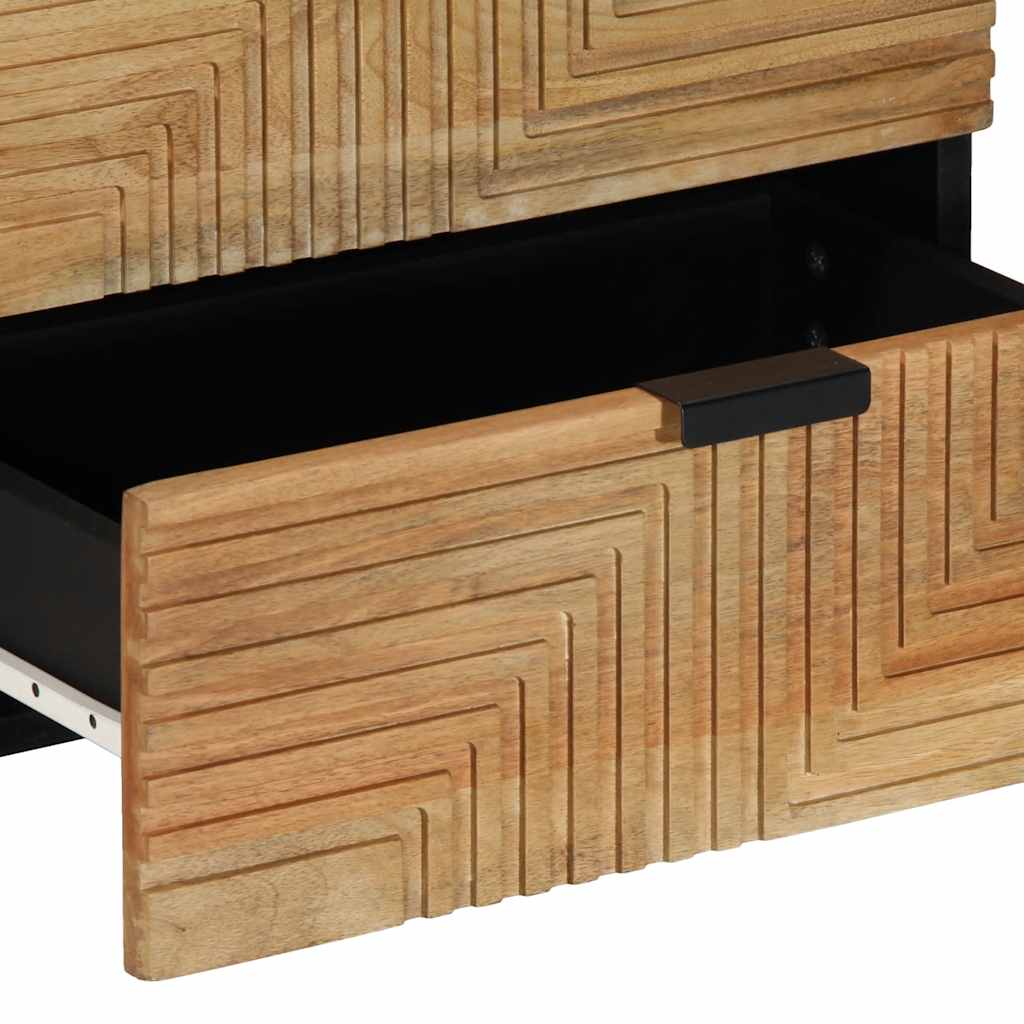 Nattbord Brun 50X33X60 Cm Heltre Mango
