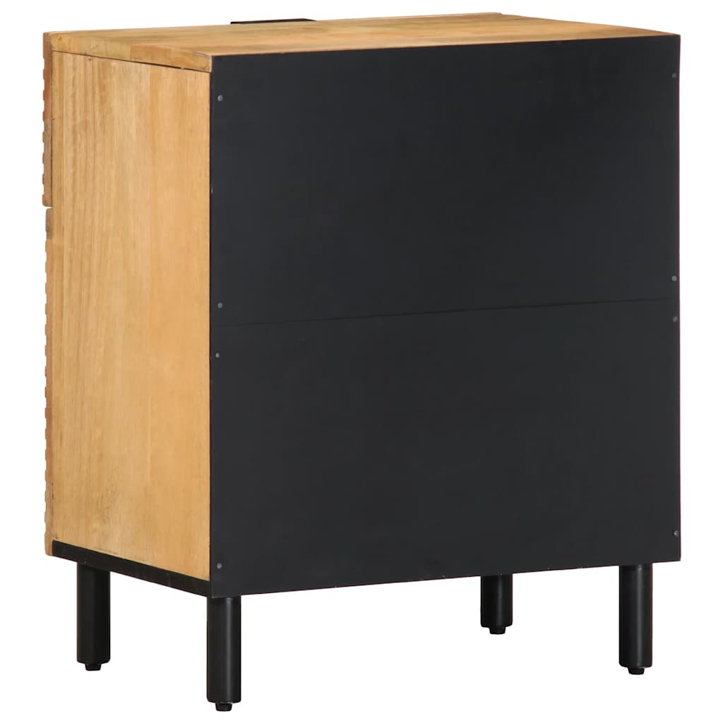 Nattbord Brun 50X33X60 Cm Heltre Mango