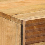 Nattbord Brun 50X33X60 Cm Heltre Mango