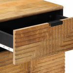 Nattbord Brun 50X33X60 Cm Heltre Mango