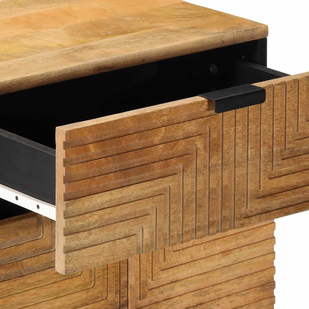 Nattbord Brun 50X33X60 Cm Heltre Mango