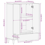 Highboard 60X33X110 Cm Heltre Mango