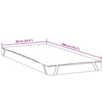 Madrassbeskytter Hvit 90X200 Cm Vanntett
