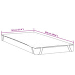 Madrassbeskytter Hvit 90X220 Cm Vanntett