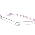 Madrassbeskytter Hvit 100X220 Cm Vanntett