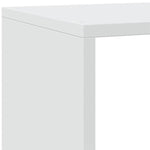 Bokhylle 4 Etasjer Hvit 143,5X29X143,5 Cm Konstruert Tre