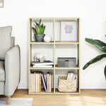 Romdeler Bokhylle Sonoma Eik 69,5X29X103,5 Cm Konstruert Tre